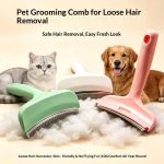 Pet Hair Removal Brush - Self-Cleaning Slicker Brush for Dogs & Cats