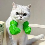 3D Printed Muscle Arm Cat Costume - Funny Hulk-Style Pet Accessory - Image 4
