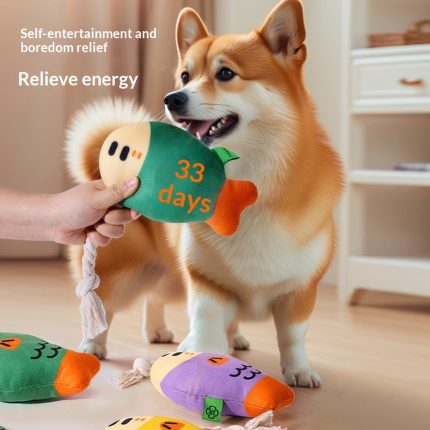 Wobble Buddy Plush Rope Dog Toy