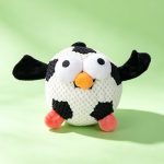 Dog toy ball for self-entertainment, boredom relief, teeth grinding, chewing, squeaking, sound-making, interactive training toy for medium to large dogs. - Image 6