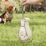 Double-walled pet water bottle, outdoor feeder, dual-purpose cat and dog food box, portable pet travel cup - Image 6