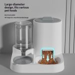 2 in 1 Automatic Pet Feeder and Water Dispenser, Large Capacity Anti-Spill Food Water Bowl for Cats and Small Dogs - Image 7