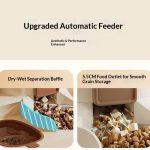 2 in 1 Automatic Pet Feeder and Water Dispenser, Gravity Pet Food & Water Station for Cats Small Dogs - Image 7