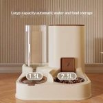 2 in 1 Automatic Pet Feeder and Water Dispenser, Gravity Pet Food & Water Station for Cats Small Dogs - Image 3