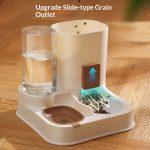 2 in 1 Automatic Pet Feeder and Water Dispenser, Gravity Pet Food & Water Station for Cats Small Dogs - Image 4