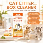 Cat Litter Box Cleaner Spray, Plant-Based Gentle Non-Irritating Pet Odor Eliminator for Cat Litter Tray - Image 3