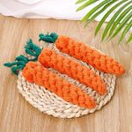 Braided Carrot Rope Dog Toy - Interactive Cotton Chew & Tug Toy for Dogs - Image 2